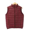 xoxingysm Men's Recycled Polyester Hooded Long Puffer Washed Duck Fleece Lined Coat Outdoor Full Zipper Casual Jacket Coats(Wine,X-Large) view 2