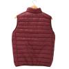 xoxingysm Men's Recycled Polyester Hooded Long Puffer Washed Duck Fleece Lined Coat Outdoor Full Zipper Casual Jacket Coats(Wine,X-Large) view 3