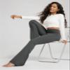 ODODOS Cloud Feeling Flared Yoga Pants with Back Pocket for Women, High Waist Casual Bootleg Lounge Pants, 30" Inseam, Charcoal, XX-Large view 3