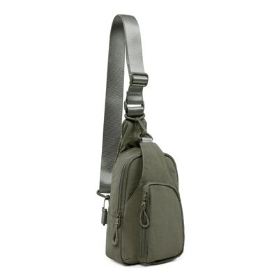 ODODOS Daily Sling Bag with Adjustable Straps Crossbody Chest Bag Lightweight Small Backpack for Casual Outdoor Traveling Hiking, Tarmac