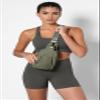 ODODOS Daily Sling Bag with Adjustable Straps Crossbody Chest Bag Lightweight Small Backpack for Casual Outdoor Traveling Hiking, Tarmac view 2