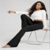 ODODOS Cloud Feeling Flared Yoga Pants with Back Pocket for Women, High Waist Casual Bootleg Lounge Pants, 32" Inseam, Black, Medium view 3