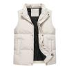 xoxingysm Men's Ghost Whisperer/2 Hoody Hooded Windproof Winter Coat with Recycled Insulation Windproof Outdoor for Winter Coat(Khaki,6X-Large) view 1