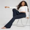 ODODOS Cloud Feeling Flared Yoga Pants with Back Pocket for Women, High Waist Casual Bootleg Lounge Pants, 32" Inseam, Deep Navy, X-Small view 3