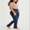 ODODOS Cloud Feeling Straight Leg Pants with Back Pocket for Women, High Waist Casual Lounge Yoga Pants, 28" Inseam, Navy, Small view 4