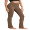 ODODOS Cloud Feeling Straight Leg Pants with Back Pocket for Women, High Waist Casual Lounge Yoga Pants, 30" Inseam, Brunette, Large view 1