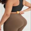 ODODOS Cloud Feeling Straight Leg Pants with Back Pocket for Women, High Waist Casual Lounge Yoga Pants, 30" Inseam, Brunette, Large view 3