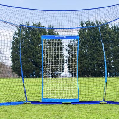 FORTRESS Proflex Baseball Turtle Backstop Net | Baseball Training Equipment (Backstop & Baffle Net)