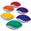 S&S Worldwide Spectrum Spiral Foam Football Set 7-1/2in Pk6 view 1