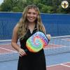 BeeJos Spirl Tie-Dye: Premium Slip-On Pickleball Paddle Cover-Fits Standard Size Paddles-Zipperless (Paddle not Included) Handmade in USA (Rainbow) view 4