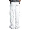 Men's Golf Pants, Overalls Drawstring Multi Pocket Casual Pants Hiking Cotton Twill Pants Sweat for Mens Cargo Pants Camo Men Tactical Pants Relaxed Fit Baggy Pants Gothic (XL, White) view 2