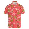 Golf Shirts for Men Dry Fit Classic Santa Claus Short Sleeve Casual Outfit Polo Shirt XL view 1