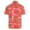 Golf Shirts for Men Dry Fit Classic Santa Claus Short Sleeve Casual Outfit Polo Shirt XL view 2