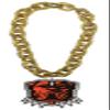 aminco Cleveland Browns New Dawg NFL Fan Chain, Gold view 1