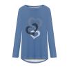 Womens Tunics or Tops to Wear with Leggings Long Sleeve Loose Fit Fall Clothes Crewneck Gradient Comfy Shirts Blouses view 3