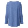 Womens Tunics or Tops to Wear with Leggings Long Sleeve Loose Fit Fall Clothes Crewneck Gradient Comfy Shirts Blouses view 4