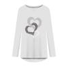 Womens Tunics or Tops to Wear with Leggings Long Sleeve Loose Fit Fall Clothes Crewneck Gradient Comfy Shirts Blouses view 3
