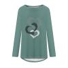 Womens Tunics or Tops to Wear with Leggings Long Sleeve Loose Fit Fall Clothes Crewneck Gradient Comfy Shirts Blouses view 3