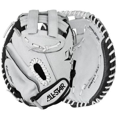 All Star Youth Future Star Fastpitch Catcher's Glove White/Black 32.5