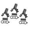 BRIGHTFUFU 3Sets Portable Bike Flashlight Holder Mounting Bracket for Race Flashlights Easy Installation for Cycling Sports Camera Headlight Support view 1