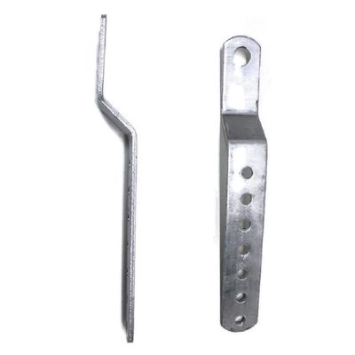2 Pieces 11.5 x 1.5 Brackets Boat Trailer Keel Roller Adjustable Bracket Kit / Two Galvanized for Repair / Replacing Original Equipment