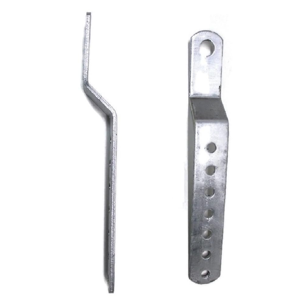 2 Pieces 11.5 x 1.5 Brackets Boat Trailer Keel Roller Adjustable Bracket Kit / Two Galvanized for Repair / Replacing Original Equipment