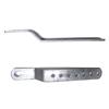2 Pieces 11.5 x 1.5 Brackets Boat Trailer Keel Roller Adjustable Bracket Kit / Two Galvanized for Repair / Replacing Original Equipment view 2