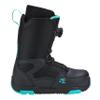 5th Element Lace Up and Dial Snowboard Boots for Women-Compatible with Strap Snowboard Bindings with Waterproof Liners-All Mountain Snowboarding Womens Sizes (ATOP DIAL-Black/Teal 25, 6.0) view 3