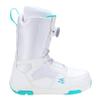 5th Element Lace Up and Dial Snowboard Boots for Women-Compatible with Strap Snowboard Bindings with Waterproof Liners-All Mountain Snowboarding Womens Sizes (ATOP DIAL-White/Teal 25, 7.0) view 4