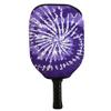 BeeJos Spirl Tie-Dye: Premium Slip-On Pickleball Paddle Cover-Fits Standard Size Paddles-Zipperless (Paddle not Included) Handmade in USA (Purple) view 1
