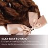 Beavorty Regency Ringlet Ponytail Hairpiece, Spiral Curl Synthetic Half Wig with Bow Romantic Ringlet Baroque Rococo Wig Historical Colonial Lady Costume view 4