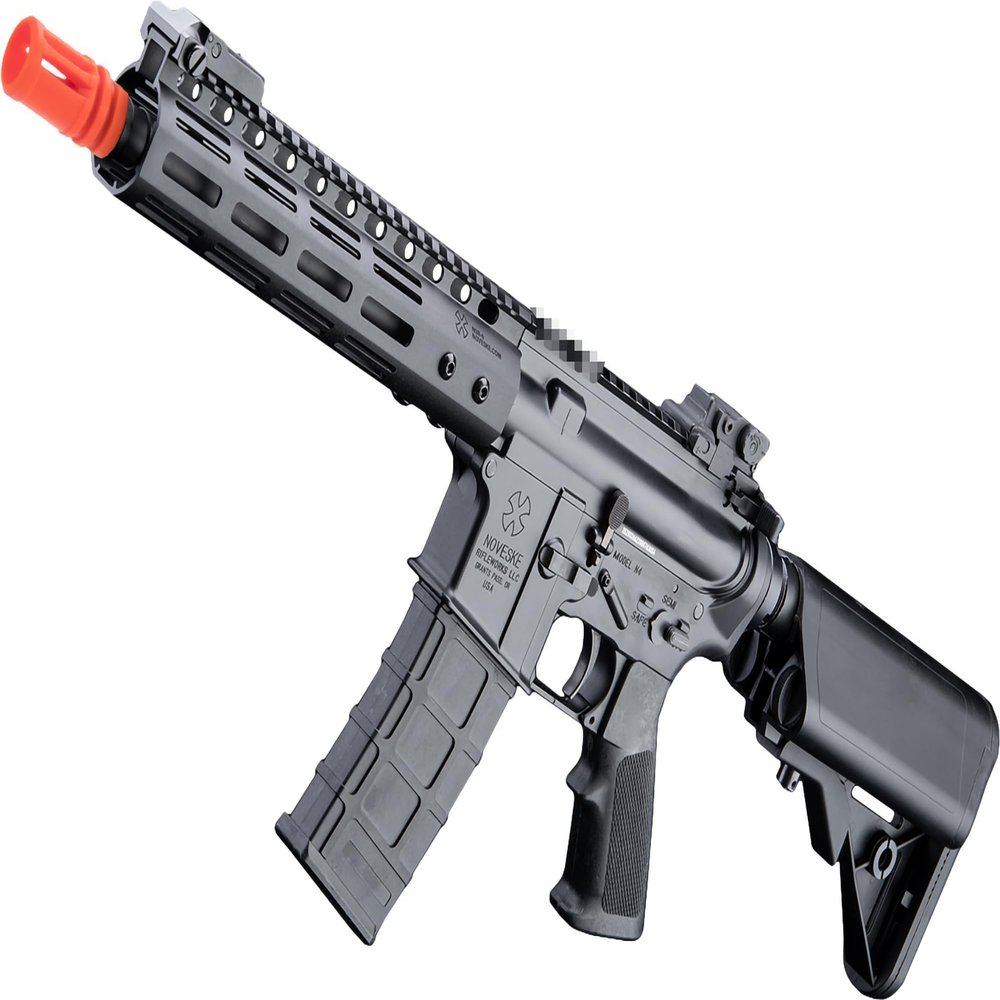 Evike Airsoft - EMG Helios Noveske Licensed N4 Gas Blowback M4 w/MLOK Handguard (Model: 9" Handguard SBR)