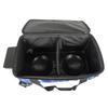 ELITE Basic Double Roller Bowling Ball Bag With Rolling Wheels | Stylish Graffiti-Style Design | Durable Bowling Bags With Ample Storage | Double Bowling Ball Bag (Navy Camo) view 4