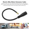 E Motor Extension Cable, 9 Pin Waterproof Wheel Motor Extension Cable Portable Wear Resistant Ebike Hub Motor Extension Cable Female to Male Wire E Accessory view 2