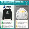 Team Fan Apparel Women's NFL Ultimate Fan Logo Slouchy Crewneck -Tagless Fleece Lightweight Pullover - Officially Licensed (Miami Dolphins - Charcoal, X-Large) view 2