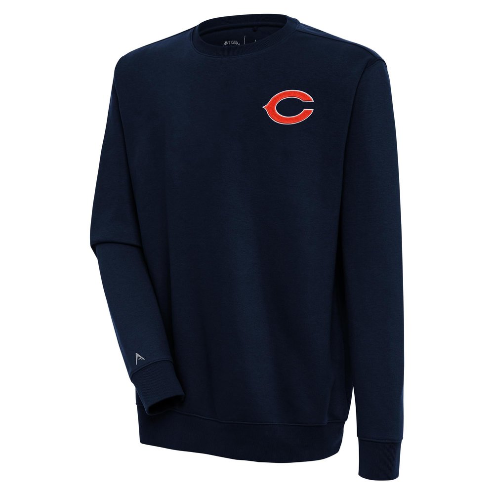Antigua Men's Navy Chicago Bears Victory Pullover Sweatshirt