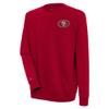 Antigua Men's Scarlet San Francisco 49ers Victory Pullover Sweatshirt view 1