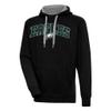 Antigua Men's Black Philadelphia Eagles Victory Pullover Hoodie view 1