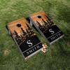 Custom Personalized Name Forest Wood Cornhole Board Vinyl Wrap Skins Laminated Sticker Set Decal Wedding Gifts view 1