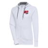 Antigua Women's White Kansas City Chiefs Victory Full-Zip Hoodie view 1