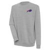 Antigua Men's Heather Gray Buffalo Bills Victory Pullover Sweatshirt view 1