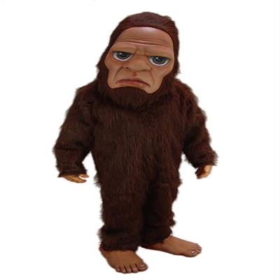 FurryMascot Bigfoot Sasquatch Mascot Costume Adult Size Mascotte Mascota Carnival Party Cosplay Costume Suit
