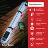 LuminAID Solar Beam with Phone Charger - Shatterproof & Waterproof Inflatable Tube Lantern with 300 Lumens of Bright LED - Perfect for Camping, Backpacking, Hiking, Emergency view 2
