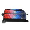 ELITE Basic Triple Roller 3 ball Bowling Bag, Holds 2 Pairs of Bowling Shoes- Multiple Colors Available (Red/White/Blue) view 4