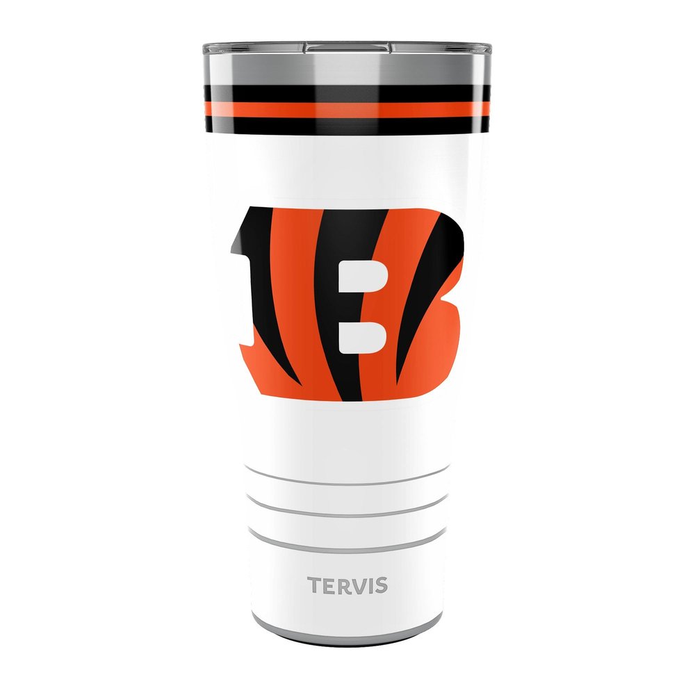 Tervis Traveler NFL Cincinnati Bengals - Arctic Triple Insulated Tumbler Travel Cup Keeps Drinks Cold & Hot, 30oz, Stainless Steel