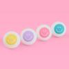 xo, Fetti Ping Pong Smiley Balls - 4 pcs, 40mm | Fun Bachelorette Ping Pong Game, Happy Pastel Birthday Party Decorations, Table Tennis Game, Rainbow, Gag Gift, 21st Bday view 1