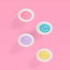 xo, Fetti Ping Pong Smiley Balls - 4 pcs, 40mm | Fun Bachelorette Ping Pong Game, Happy Pastel Birthday Party Decorations, Table Tennis Game, Rainbow, Gag Gift, 21st Bday view 3