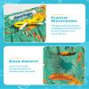 maamgic Boys Swim Trunks with Compression Liner Toddler Stretch Swim Shorts Quick Dry Swimming Trunks Boxer Brief 2 in 1 Beach Shorts Green Dinosaur 14/16 view 3