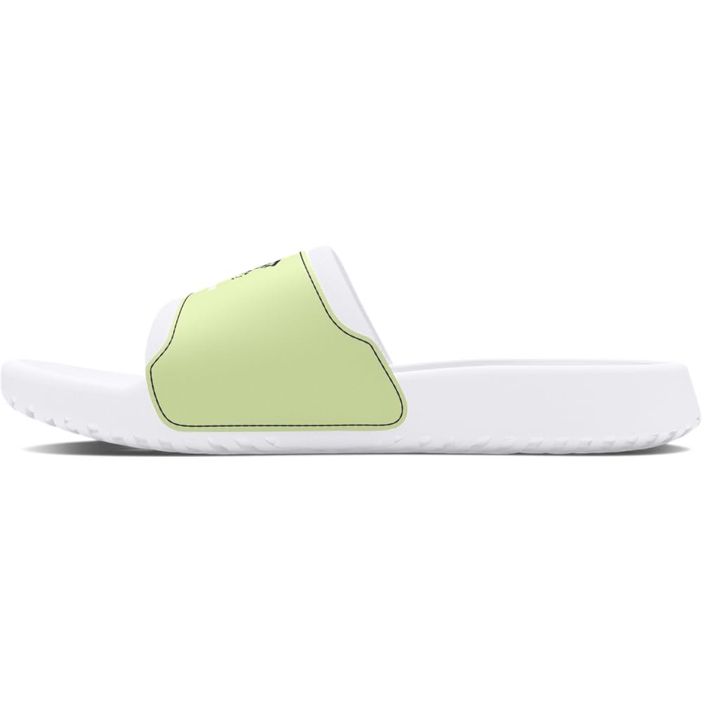 Under Armour Women's Ignite Select, (100) White/Retro Green/White, 12, US