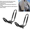 Kayak Roof Top Mount Rack, 2 Pair Foldable Kayak Car Rack Roof Top Mount 68KG 150LBS Load Carrier J Bar Holder for Canoe Paddle Boards Skiboard view 4
